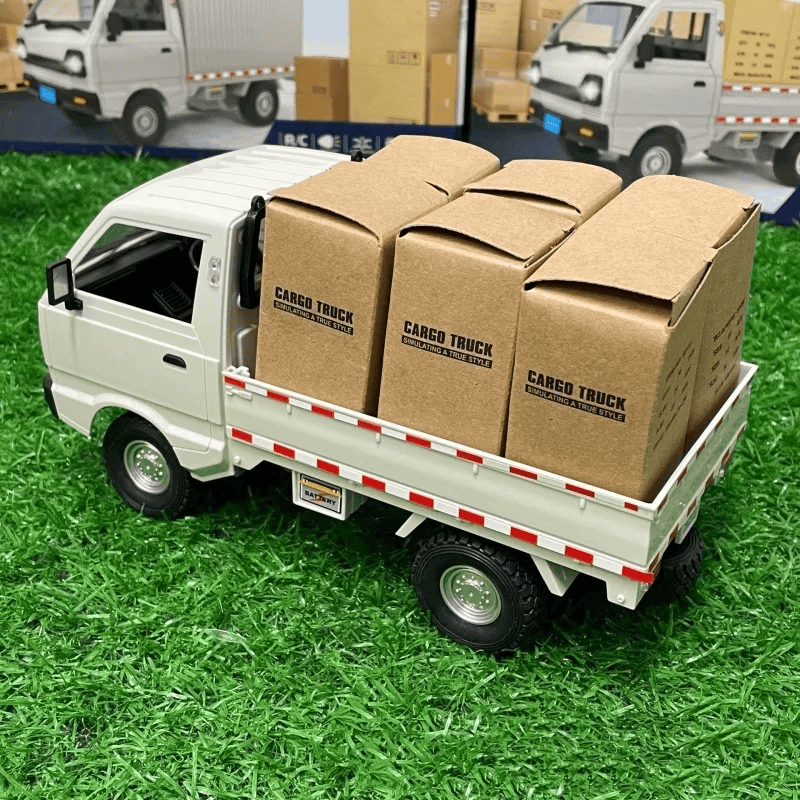 Cargo Truck RC Camioncito - Coche con Control Remoto y Luces LED
