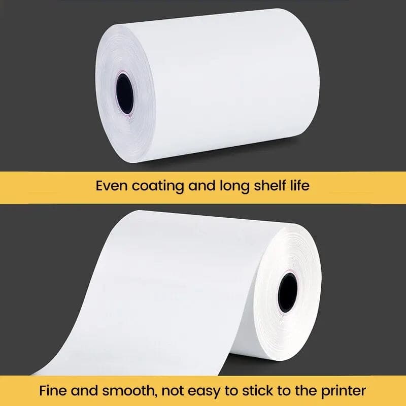 Pack de 3 Rollos de papel para Impresora Portátil MiniPrint