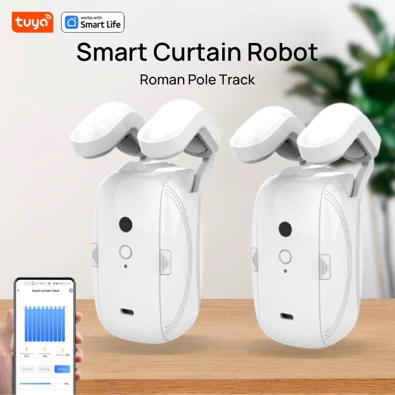 Robot de cortina inteligente Roman Pole Track
