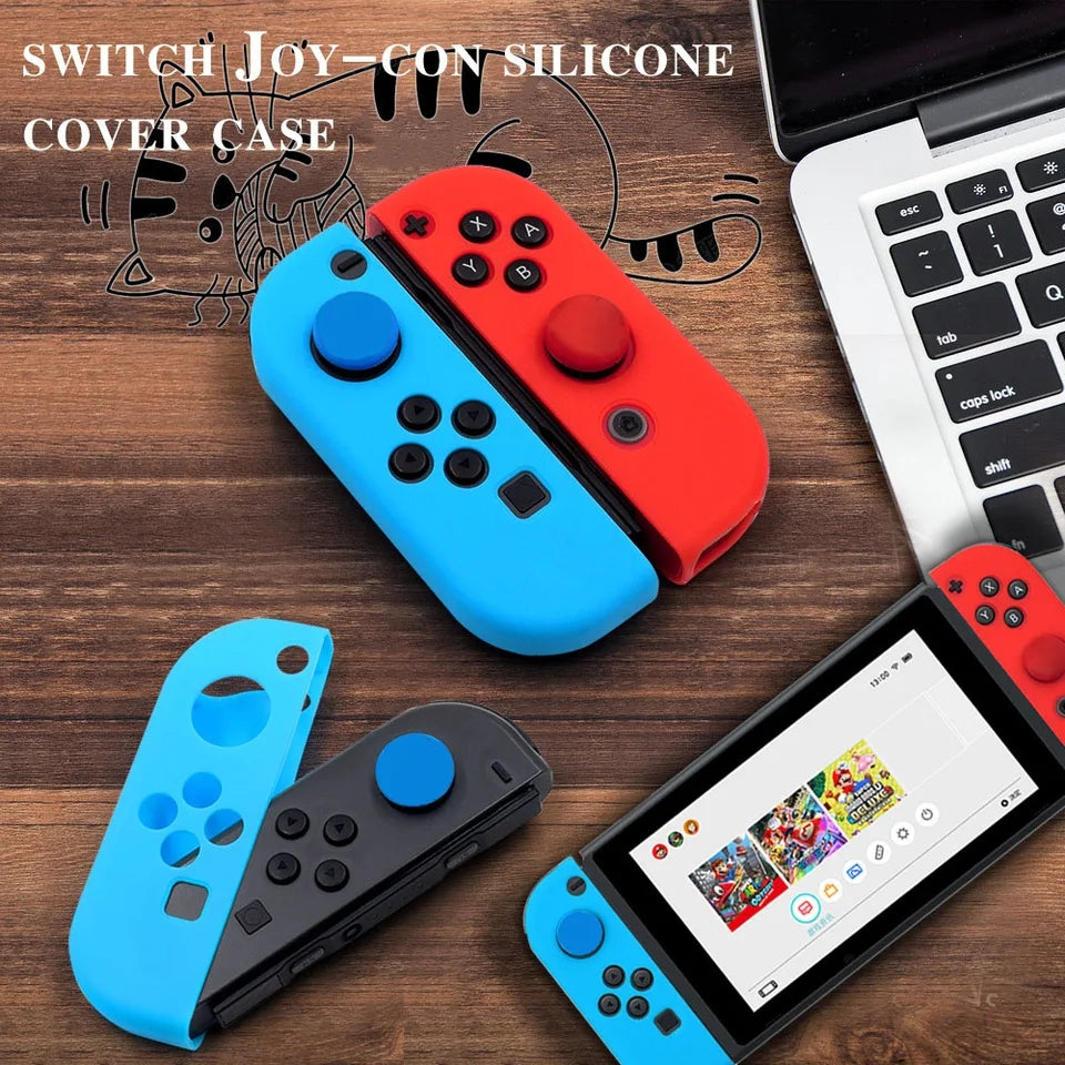 Funda de silicona para Joy-con de Nintendo Switch y Nintendo Switch Oled