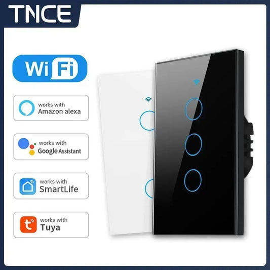 Interruptor de pared inteligente TNCE-Tuya Compatible Alexa y Google Home
