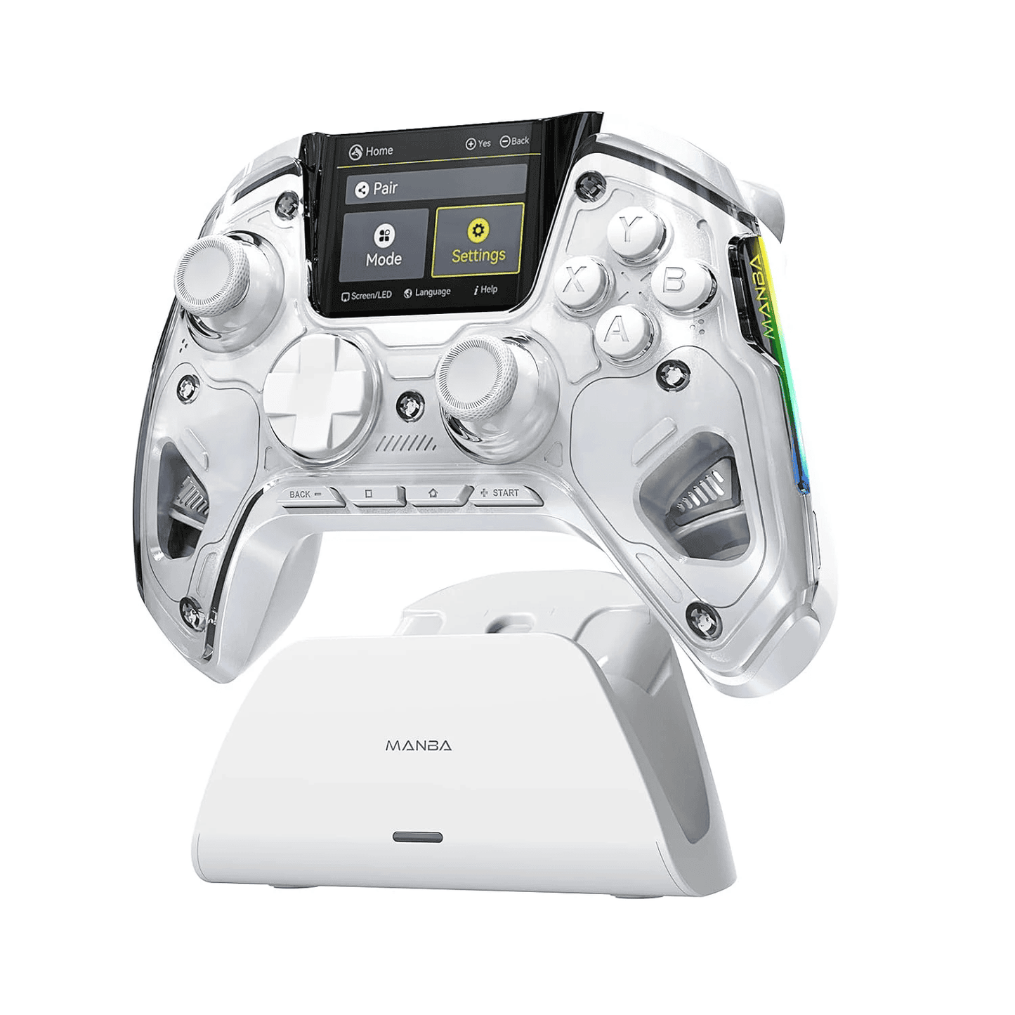 Controlador Gamer Inalámbrico con Pantalla Interactiva - Manba One V2 | Switch, PC, iOS, Android