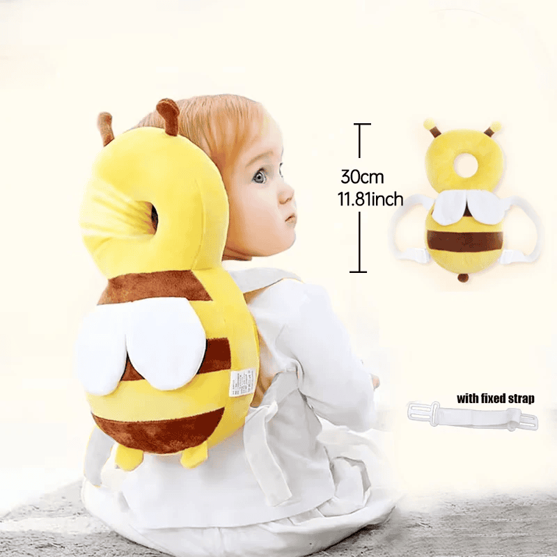 Pluffy Baby Head and Back Protector - Anti-Fall Pillow with Soft and Breathable Design