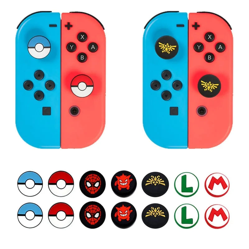 2pcs Silicone Joystick Thumb Grips Protector for Joy-con Nintendo switch/Lite/ Oled