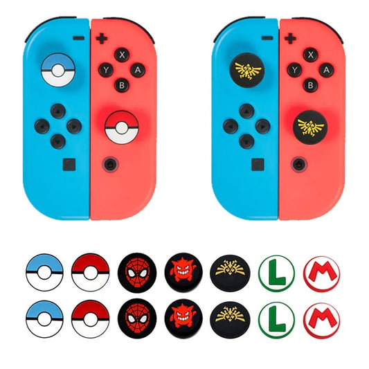2pcs Silicone Joystick Thumb Grips Protector for Joy-con Nintendo switch/Lite/ Oled