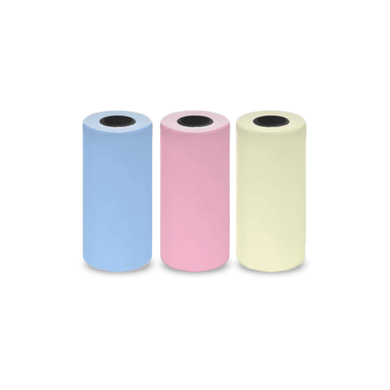 Pack de 3 Rollos de papel para Impresora Portátil MiniPrint