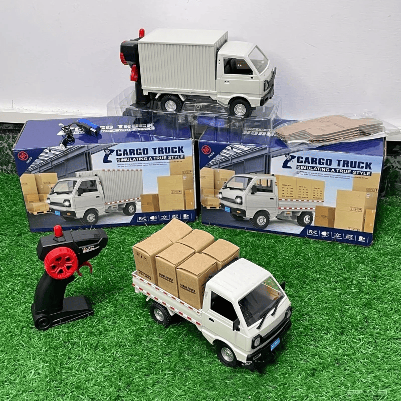 Cargo Truck RC Camioncito - Coche con Control Remoto y Luces LED
