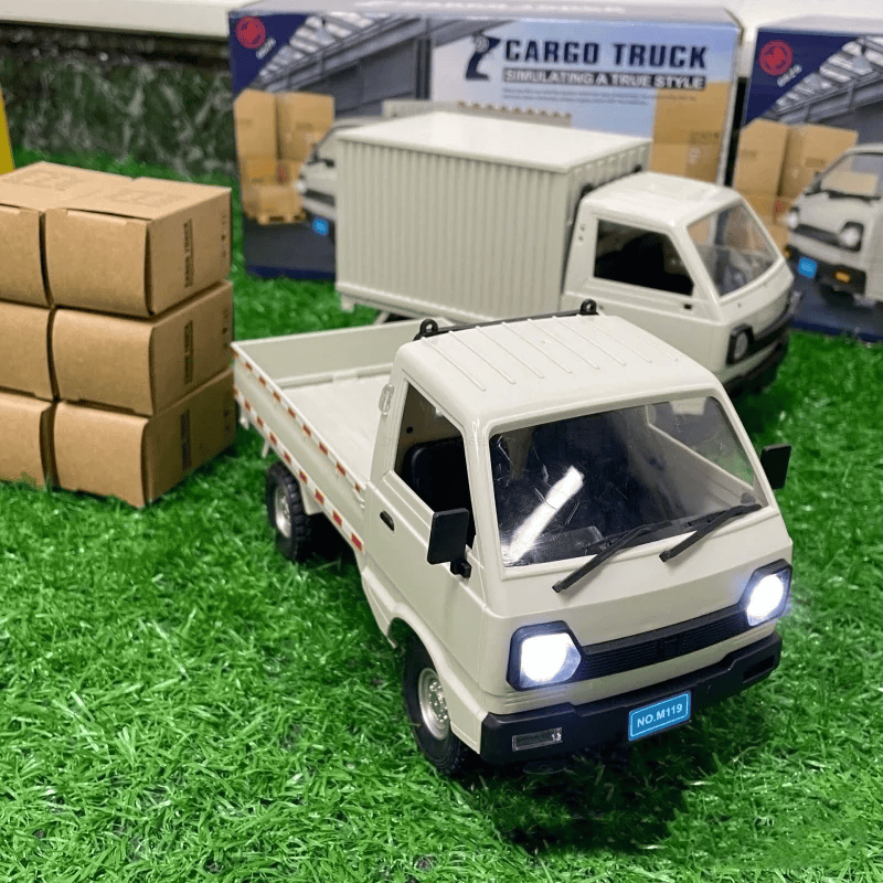 Cargo Truck RC Camioncito - Coche con Control Remoto y Luces LED