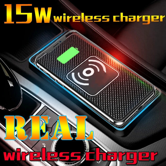 Cargador de coche inalambrico de 15W