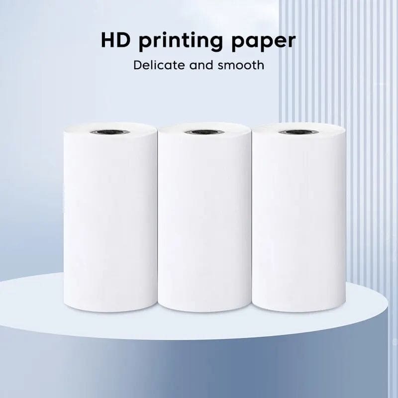 Pack de 3 Rollos de papel para Impresora Portátil MiniPrint