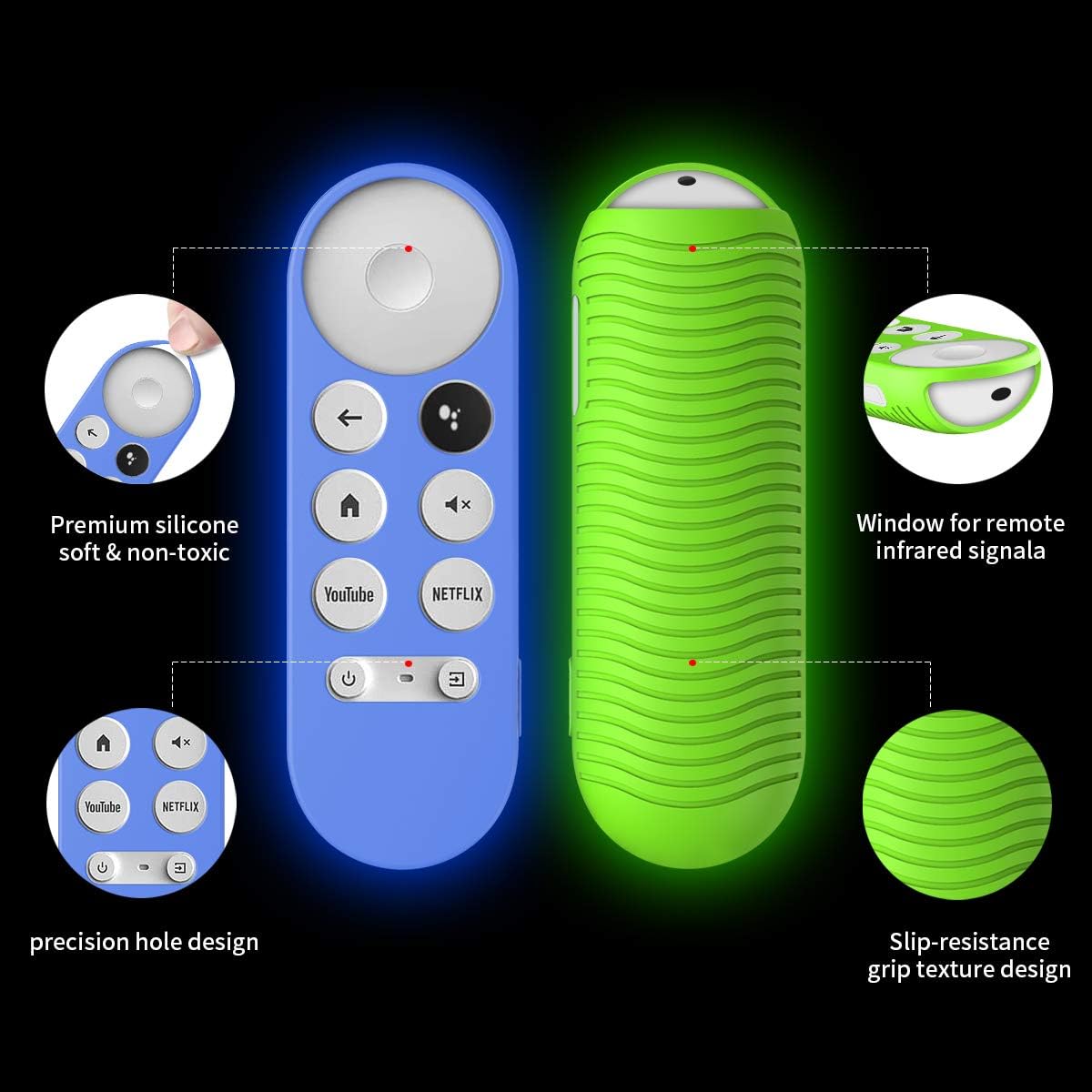 Funda de silicona para Chromecast Google TV 2020
