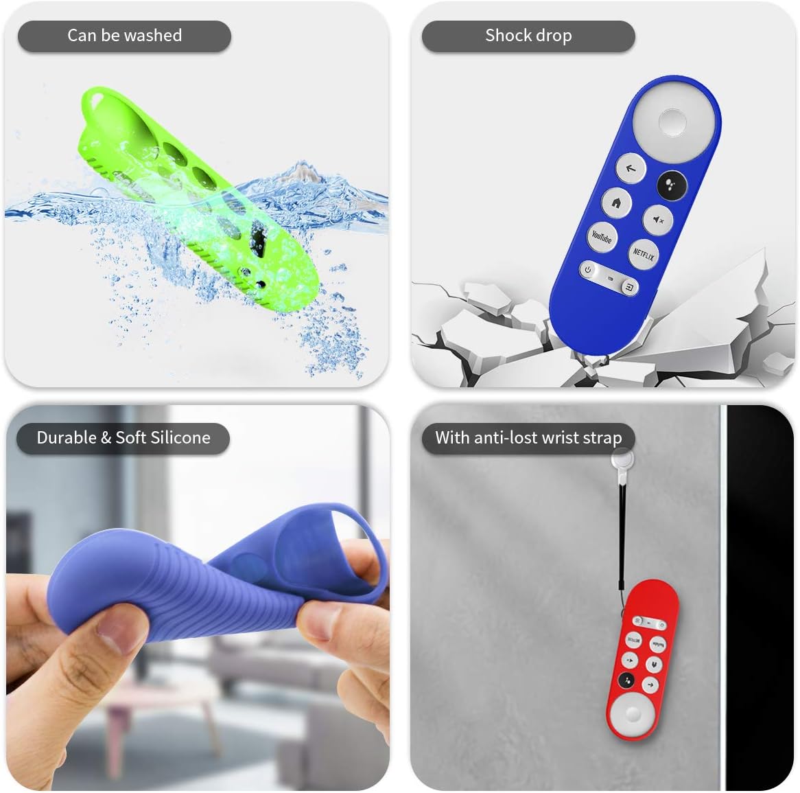 Funda de silicona para Chromecast Google TV 2020