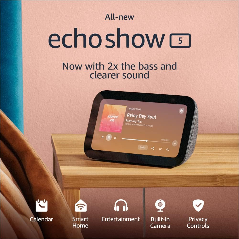 Nuevo Echo Show 5 (3ª generación, modelo de 2023) – CybercacheTV
