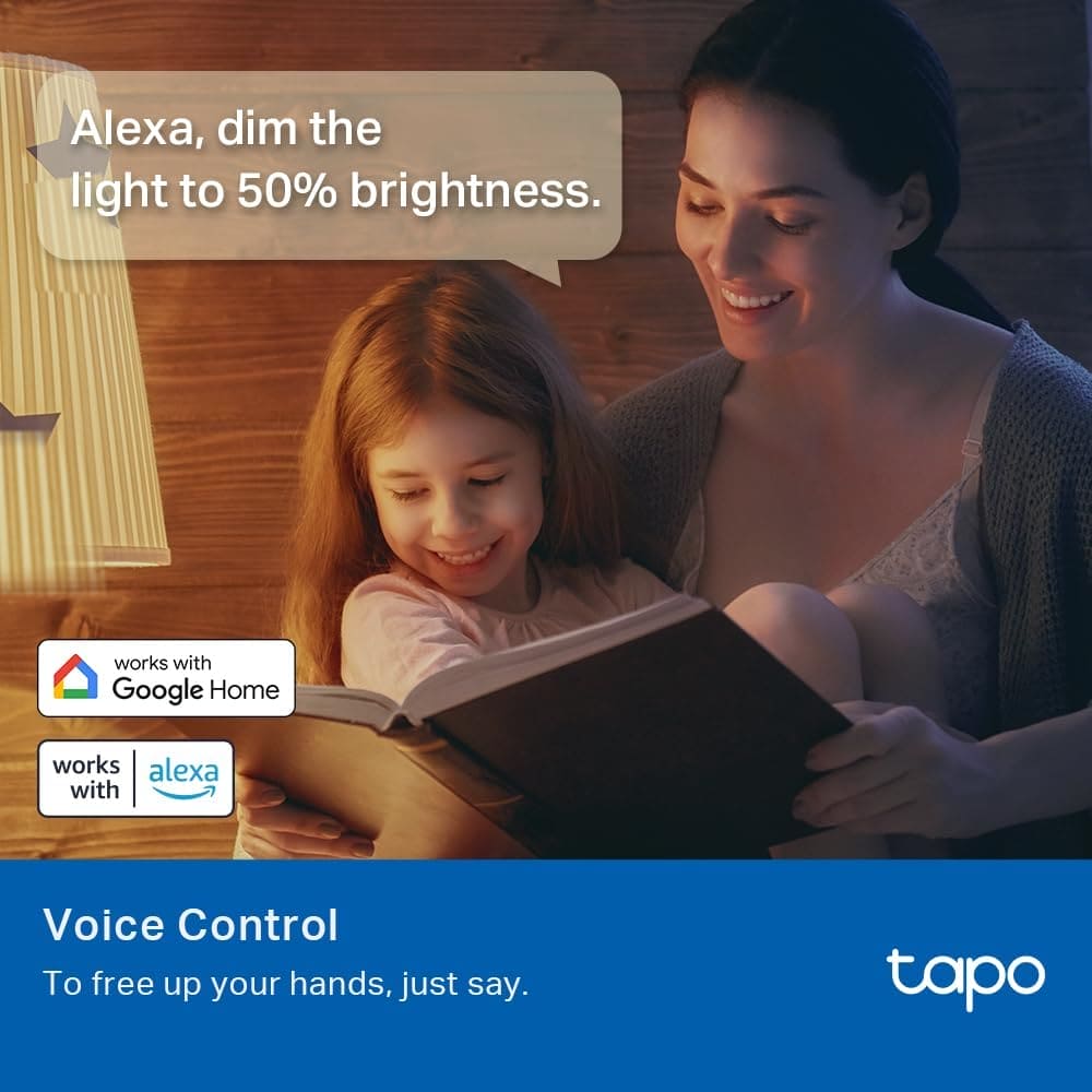Tapo L531E - 16M RGBW Smart Light Bulb, Dimmable and Voice Controlled with Alexa and Google Home
