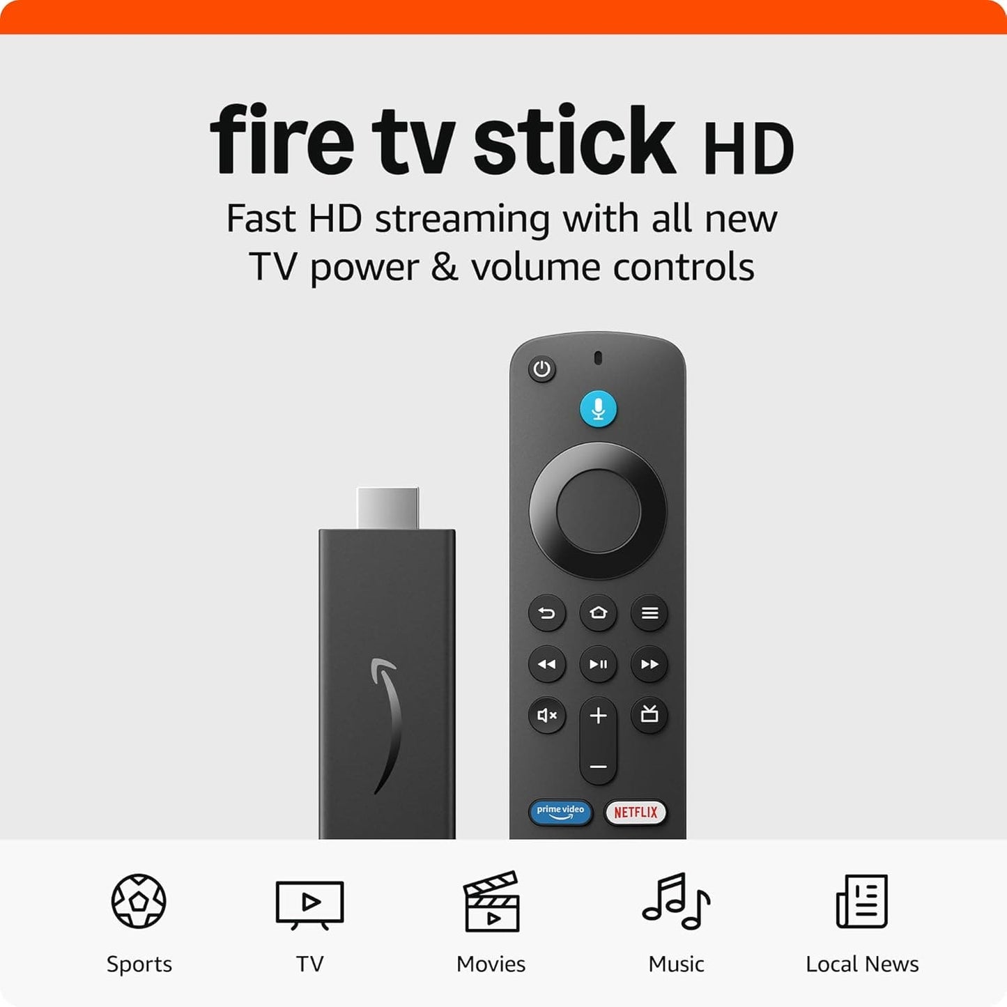 Amazon Fire TV Stick HD 2024 (Modelo más reciente)