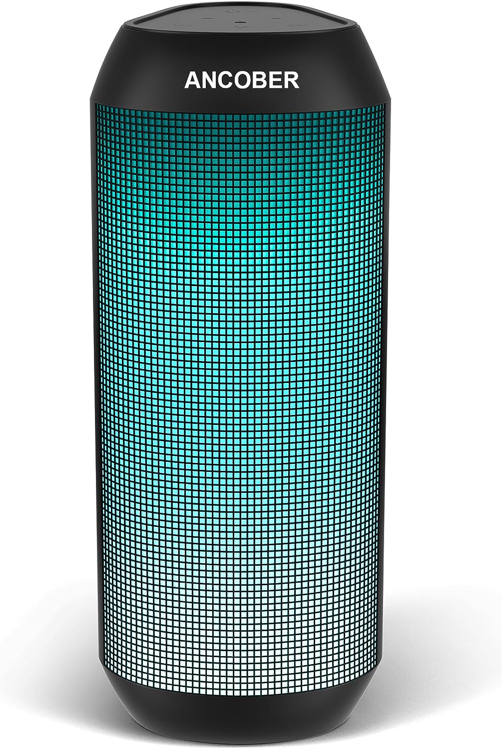 Bocina portatil Bluetooth impermeable IPX4 con 15w y modos de luz LED multiples