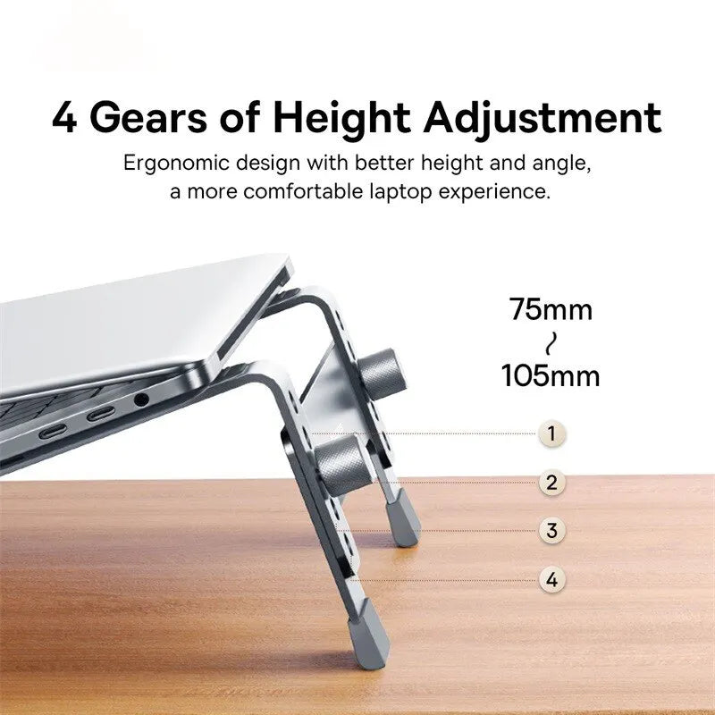 Baseus ErgoStable - Soporte Ajustable de Aluminio para Laptop