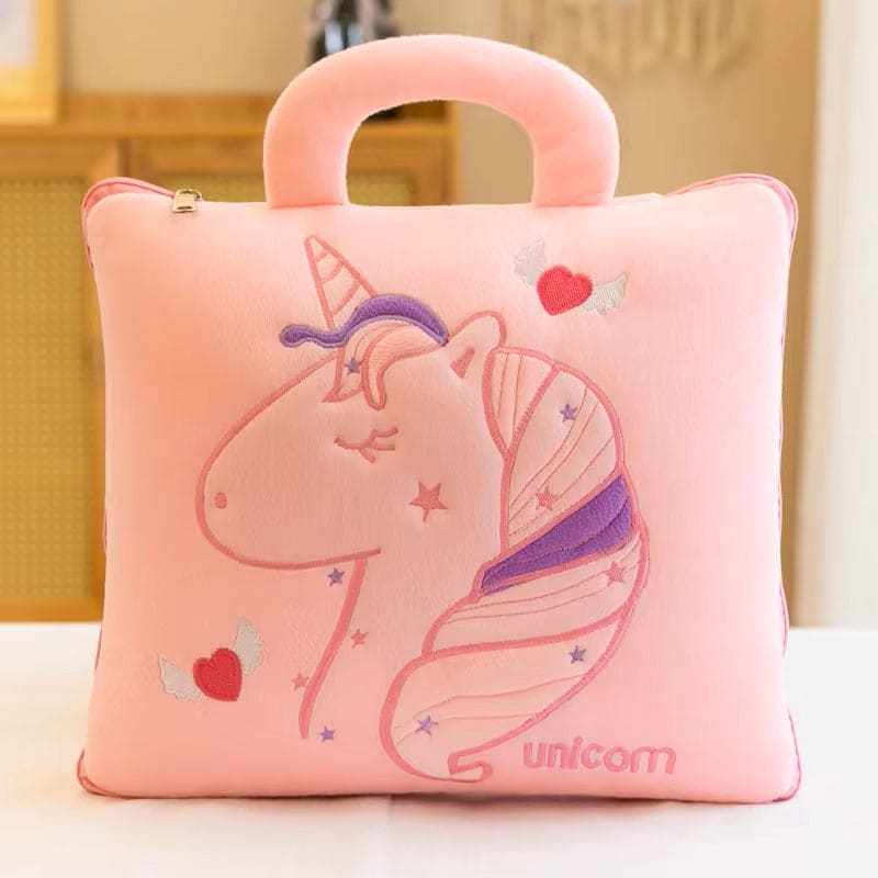 Set de Almohada y Manta 3 en 1 Comodidad Portátil para Hogar, Oficina y Viaje Dreamzy