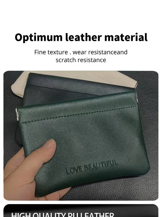 Bolsa de cuero PU para Mouse o cargador