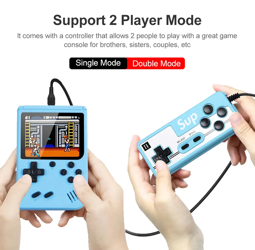 Consola Retro 8-bit con 500 juegos incorporados y control externo