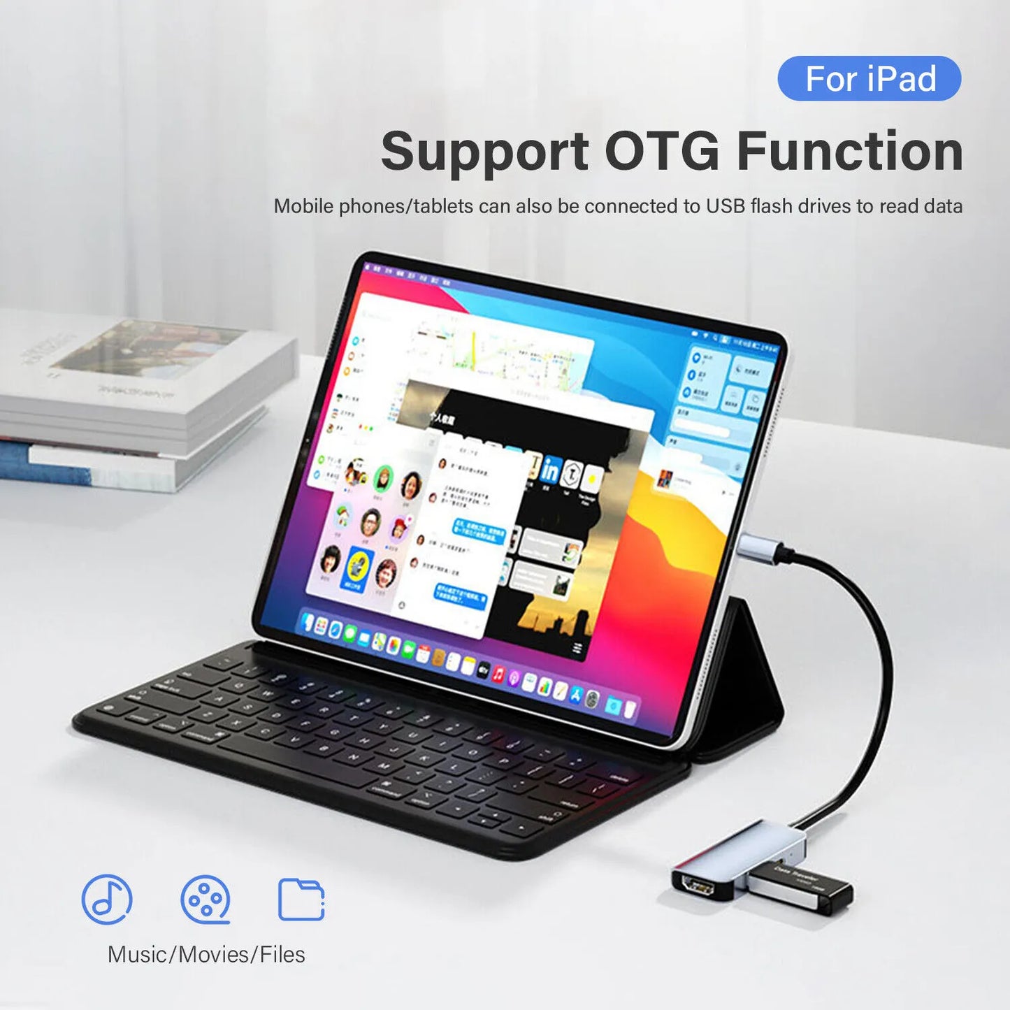 Adaptador 3 en 1 para Mac HDMI USB tipo C