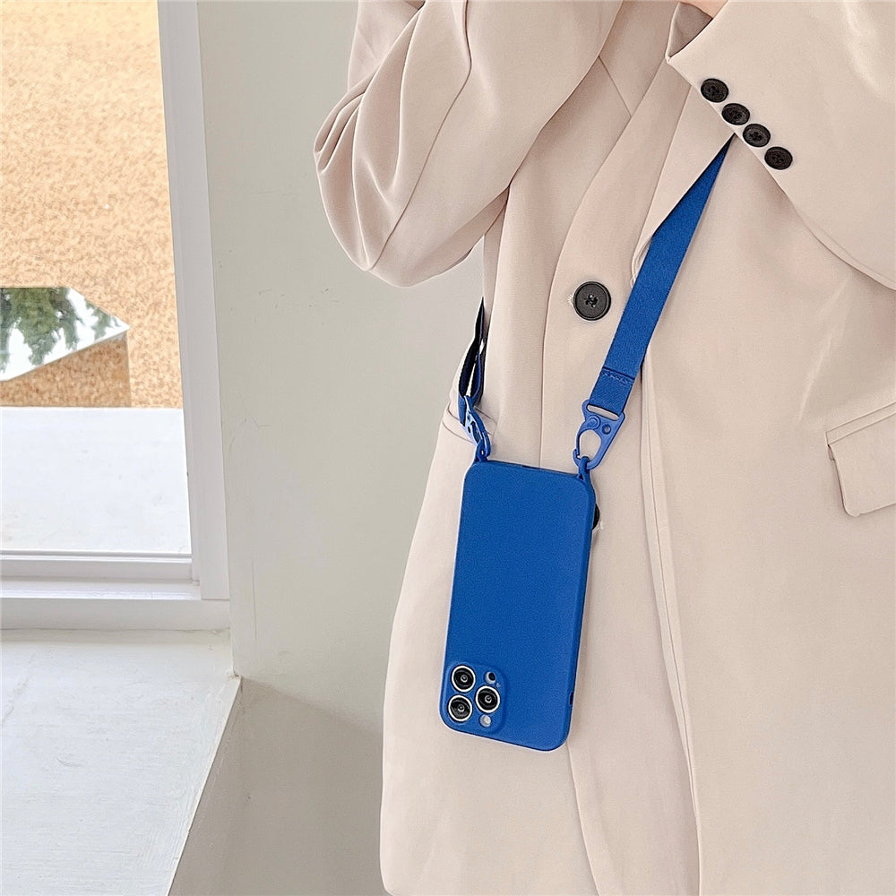 Cover con Correa para Uso de Cartera para iPhone 13