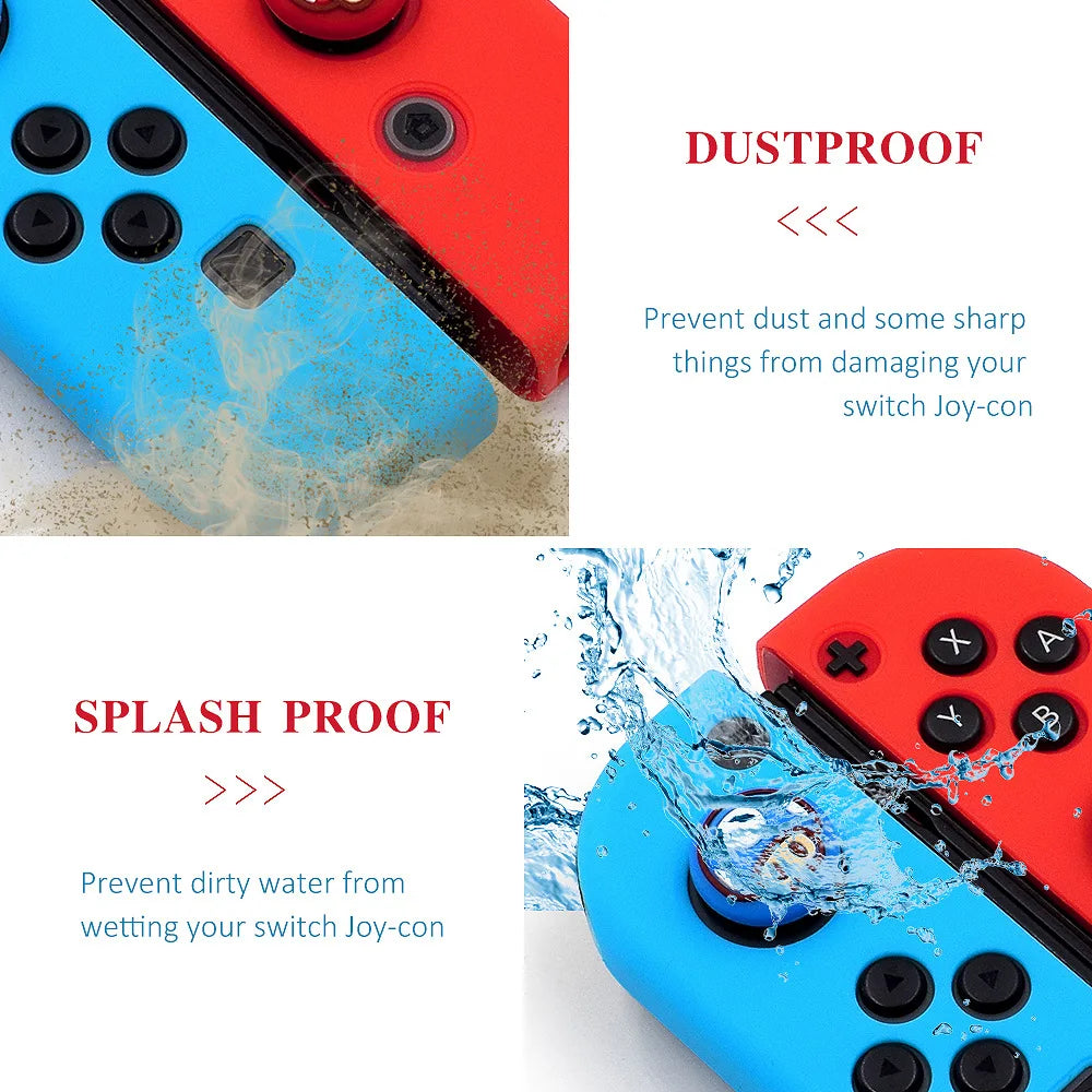 Funda de silicona para Joy-con de Nintendo Switch y Nintendo Switch Oled
