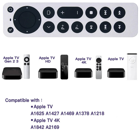 Universal Replacement Remote Control for Apple TV 4K/Gen 1-5, No Voice Function