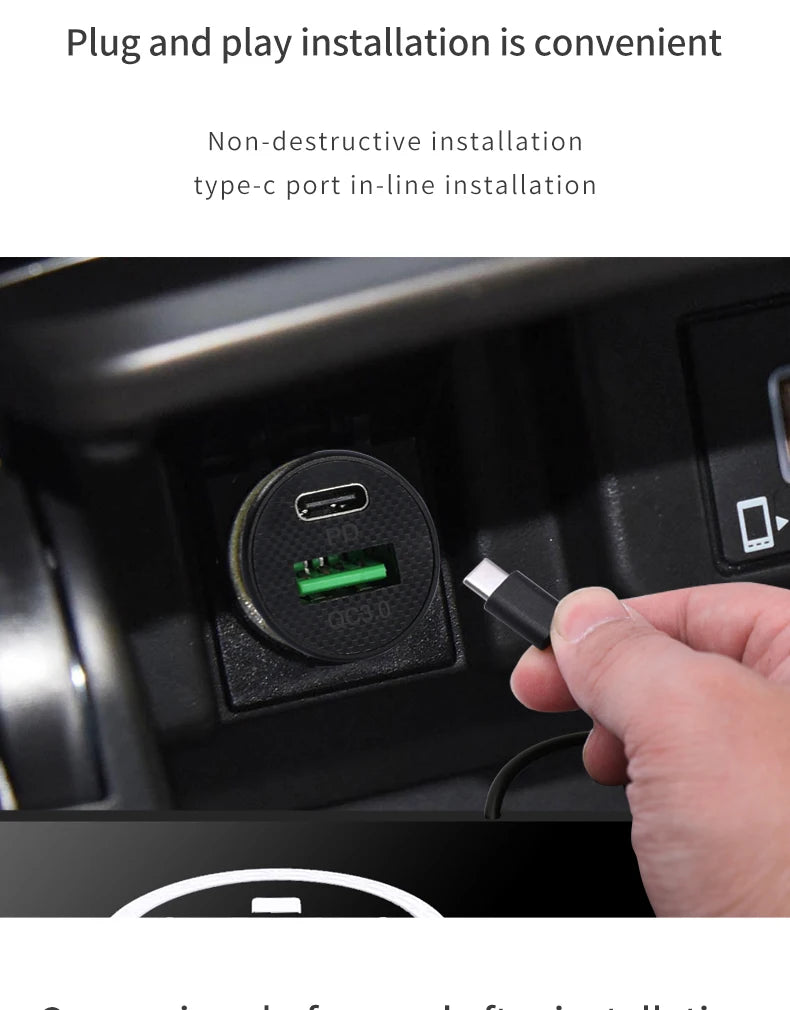 Cargador de coche inalambrico de 15W