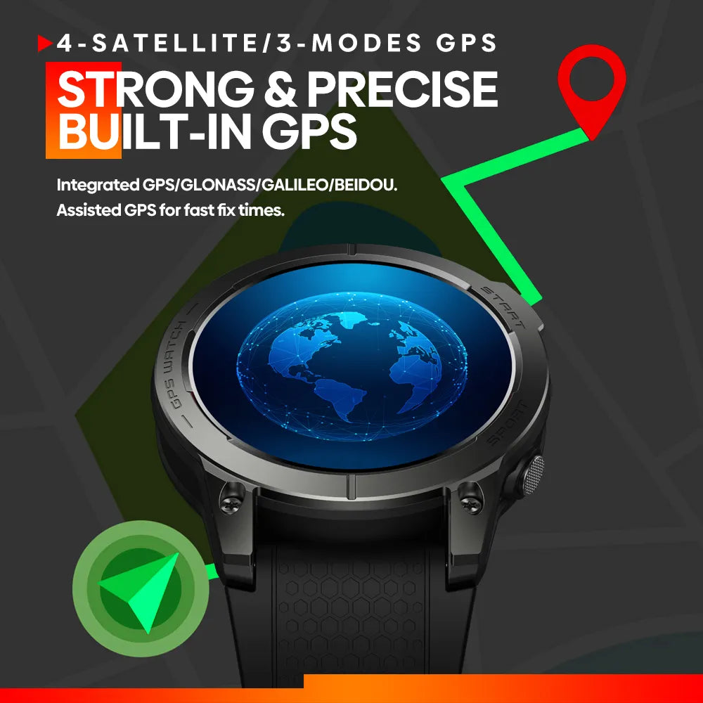 Zeblaze Stratos 3 Premium con GPS SmartWatch