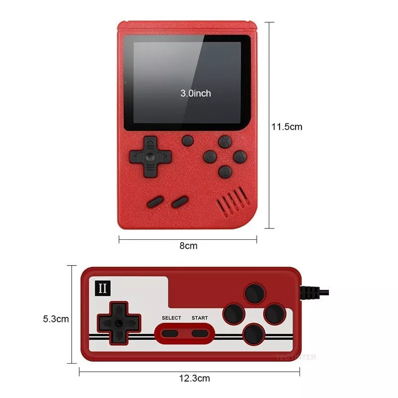 Consola Retro 8-bit con 500 juegos incorporados y control externo