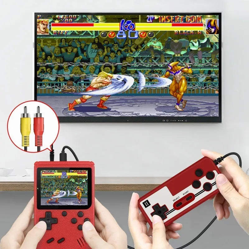 Consola Retro 8-bit con 500 juegos incorporados y control externo