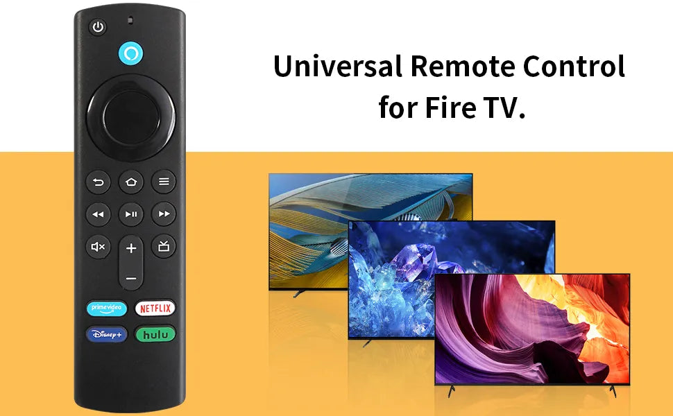 Replacement controller for Fire TV Stick: Lite, (2nd Gen and 3rd Gen), 4K, 4k Max, TV Cube (1st Gen and 2nd Gen)