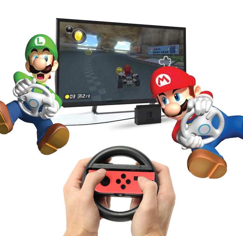 Volante Para Joy-Con de Nintendo Switch/Oled para juegos de carreras 2pcs