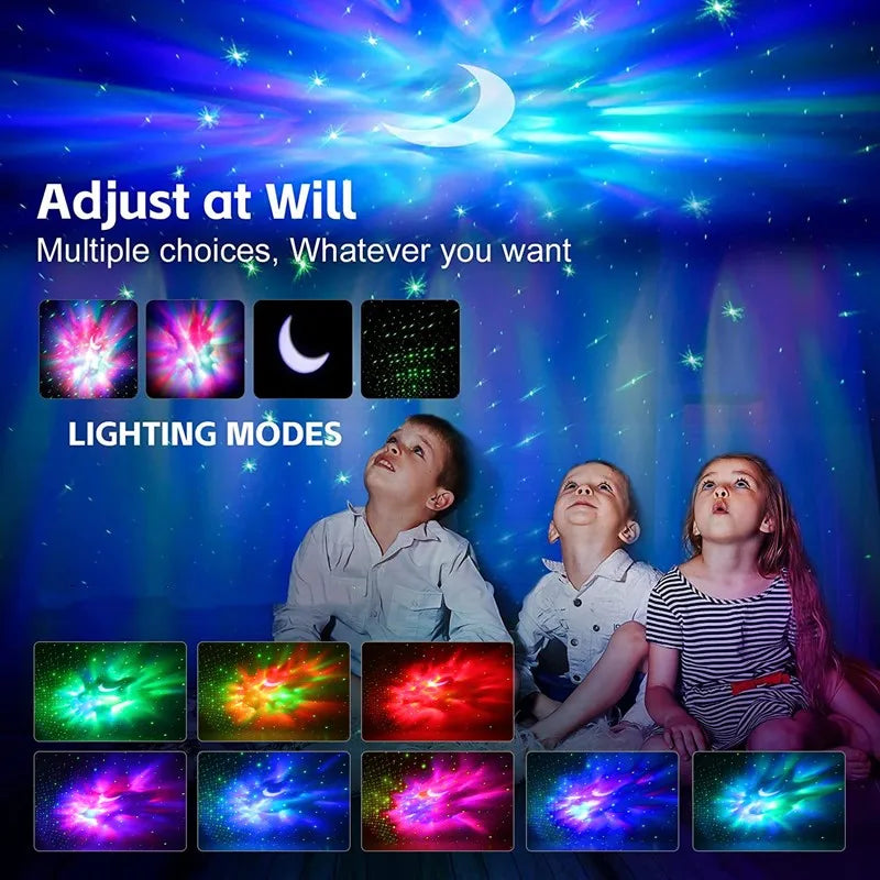 Astronaut Shaped Galaxy Star Projector with Bluetooth Speaker