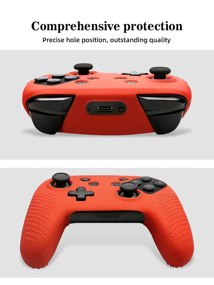Funda protectora de silicona Compatible con mando de Nintendo Switch Pro