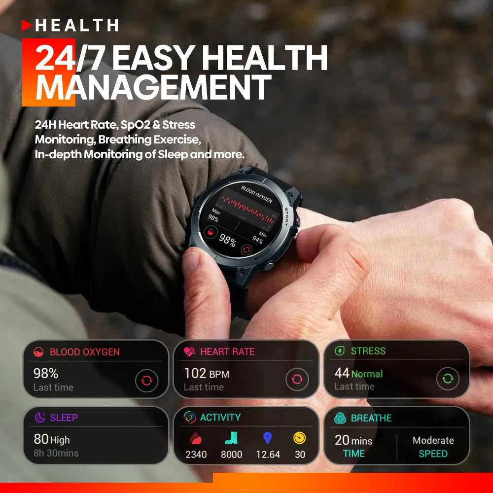 Zeblaze Stratos 3 Premium con GPS SmartWatch