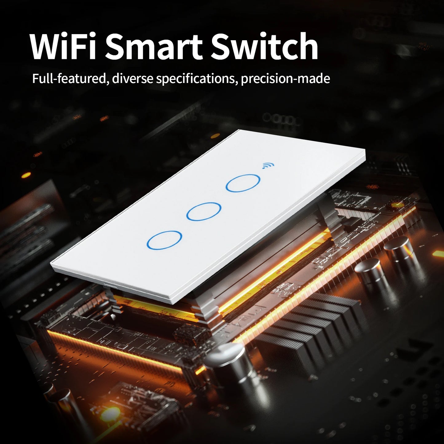 Interruptor de pared inteligente TNCE-Tuya Compatible Alexa y Google Home