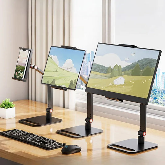Portable Desktop Monitor Stand - Universal Expandable Screen Base up to 17"