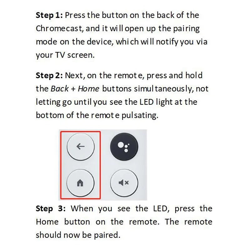 Replacement G9N9N Remote for Google TV | Google Chromecast 4
