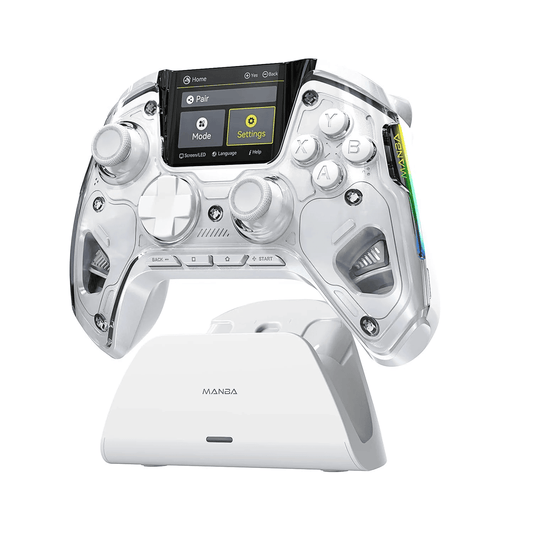Controlador Gamer Inalámbrico con Pantalla Interactiva - Manba One V2 | Switch, PC, iOS, Android