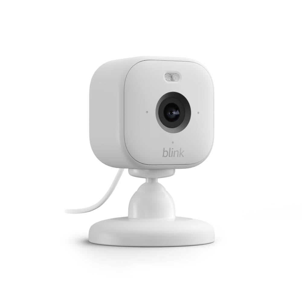 Pack de 2 Blink Mini 2 Cámaras HD con Visión Nocturna, Detección de Movimiento y Audio Bidireccional