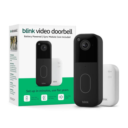 Camara de seguridad Blink Video Doorbell 2ª Gen + Sync Module |  Compatible con Alexa