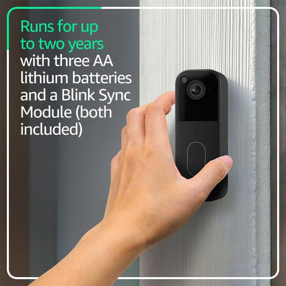 Camara de seguridad Blink Video Doorbell 2ª Gen + Sync Module |  Compatible con Alexa