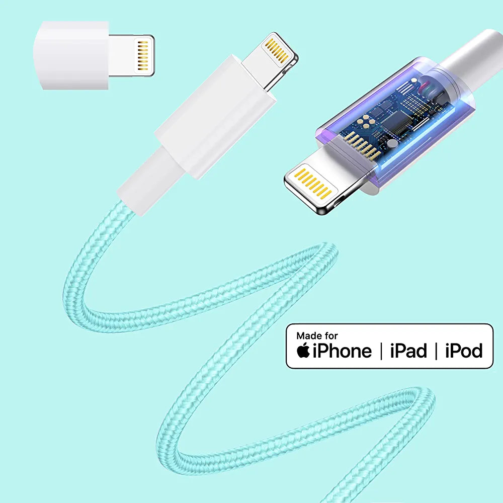 1.8 meter Braided Lightning Cable for iPhone