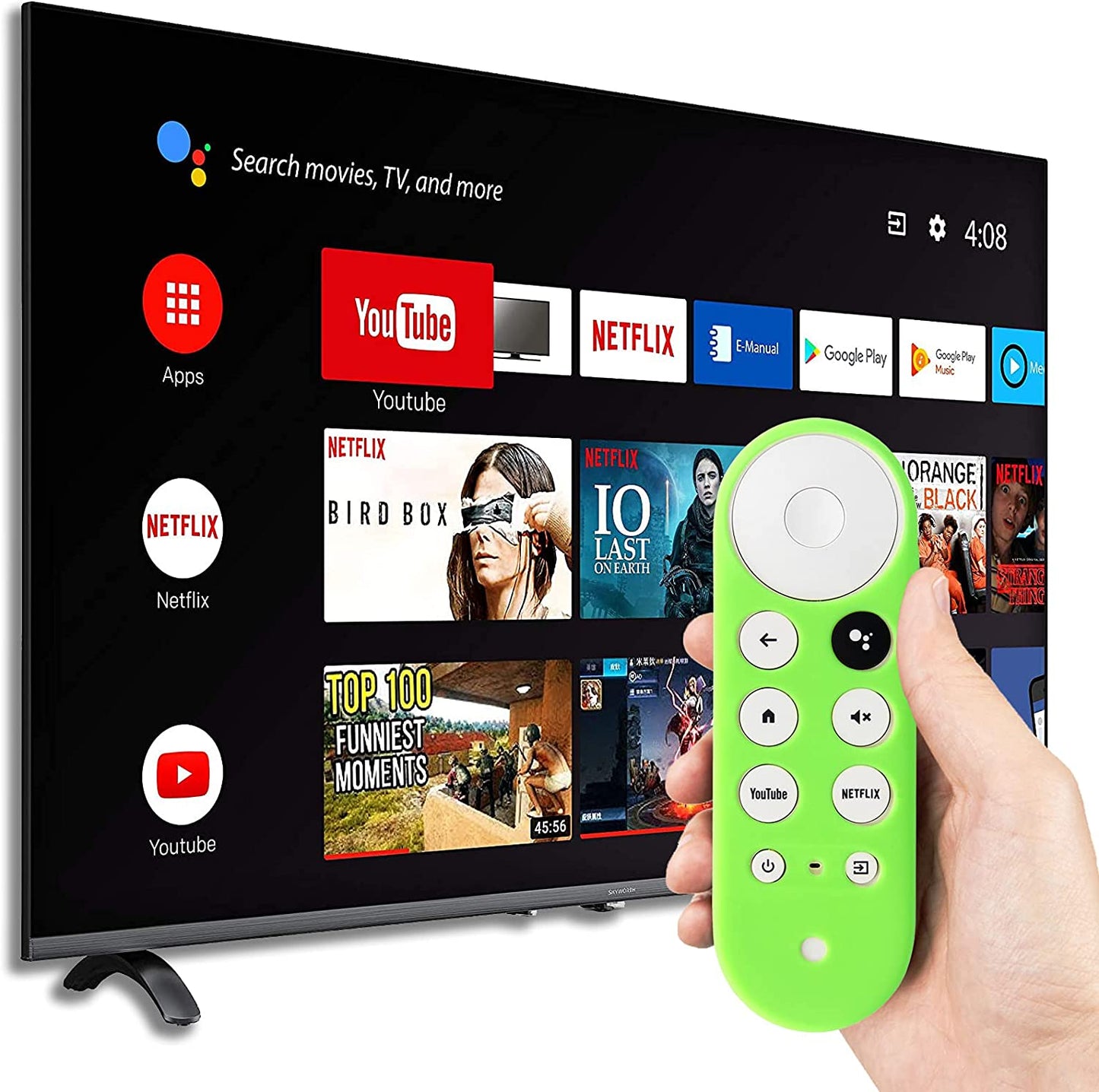 Funda de silicona para Chromecast Google TV 2020