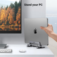 UGREEN Aluminum Vertical Laptop Stand, Adjustable and Multipurpose