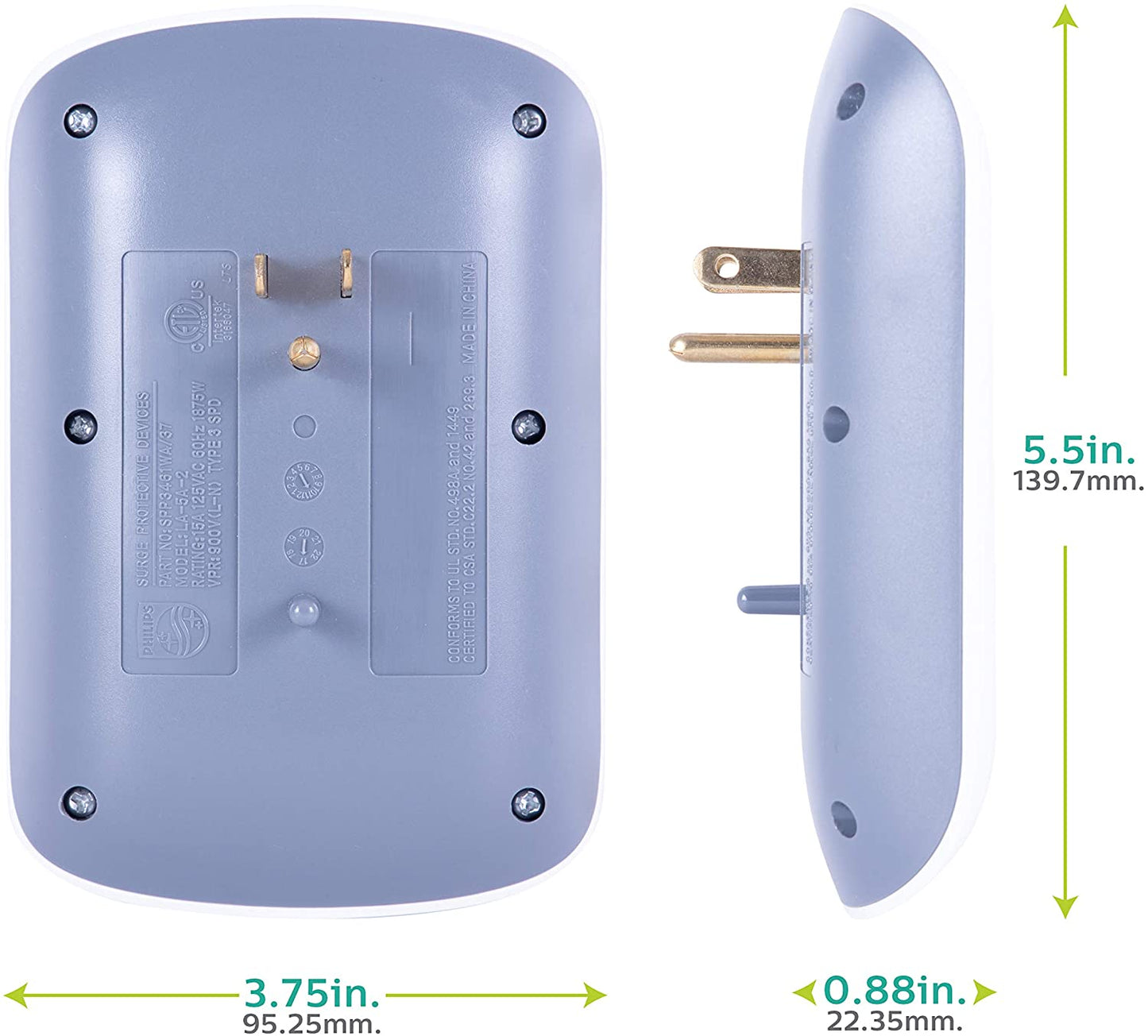 Philips power outlet overload protection 