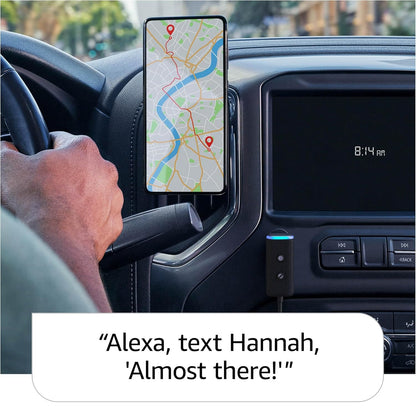 Amazon Echo Auto (2.ª Gen) | Lleva Alexa en tu auto | Música, llamadas, control del hogar y más