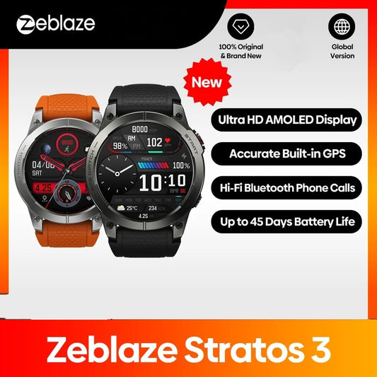 Zeblaze Stratos 3 Premium with GPS SmartWatch